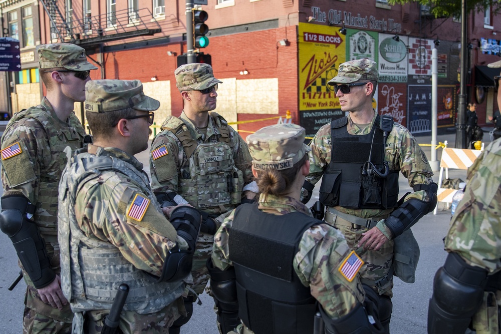 Nebraska National Guard supports local law enforcement in Omaha