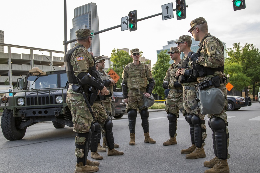 Nebraska National Guard supports local law enforcement in Omaha