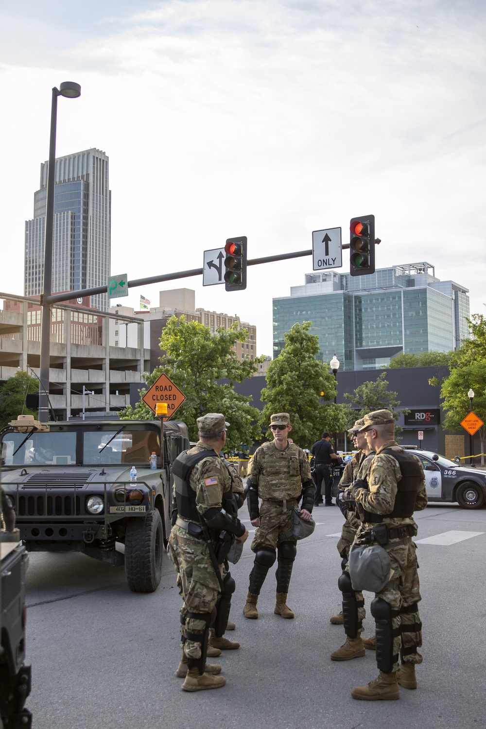 Nebraska National Guard supports local law enforcement in Omaha