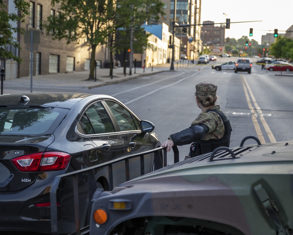 Nebraska National Guard supports local law enforcement in Omaha