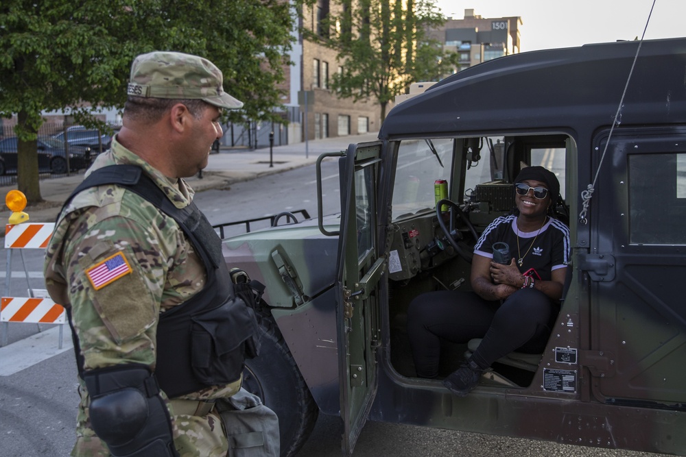 Nebraska National Guard supports local law enforcement in Omaha