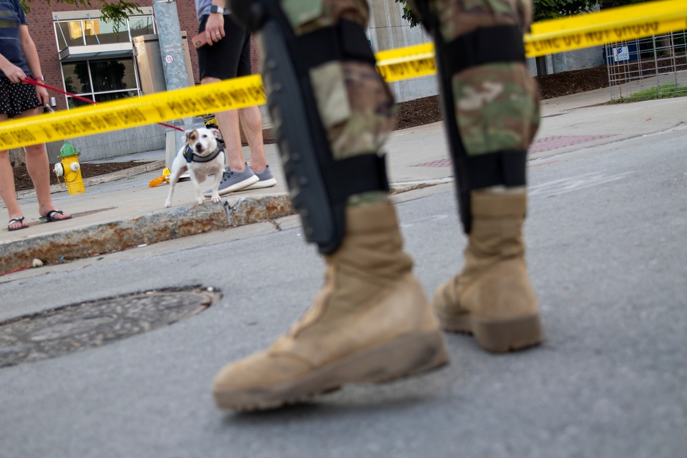 Nebraska National Guard supports local law enforcement in Omaha