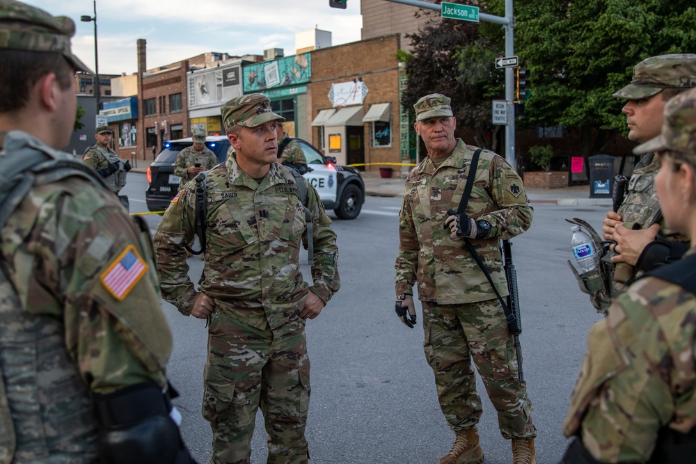 Nebraska National Guard supports local law enforcement in Omaha