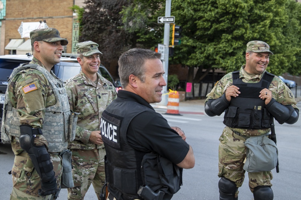 Nebraska National Guard supports local law enforcement in Omaha