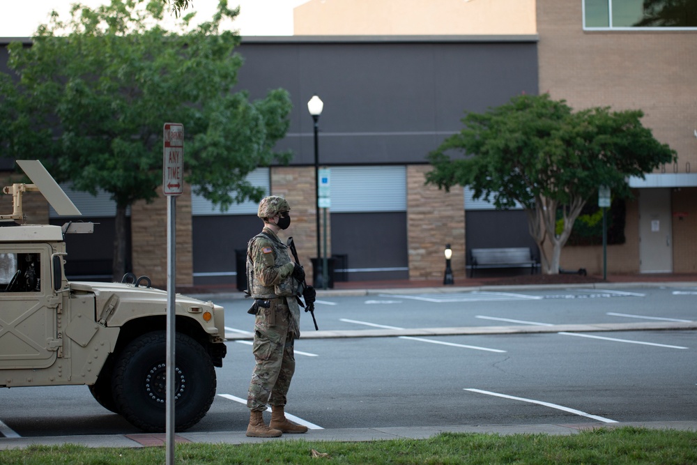 NC Guard’s 213th Military Police support local law enforcement in Raleigh