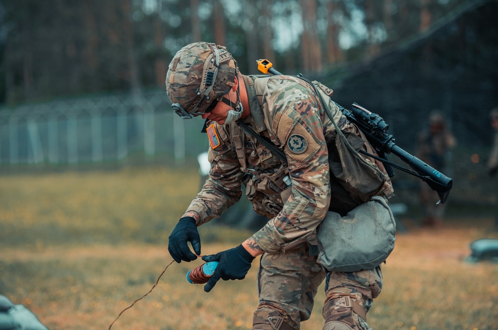 U.S. Army Europe Soldiers test on EIB and ESB tasks