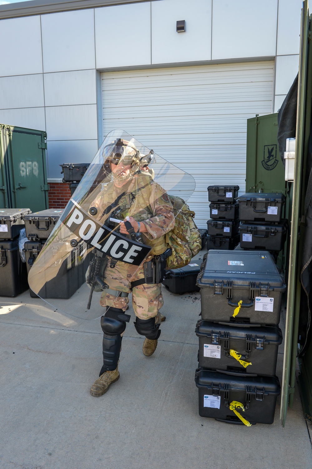 Nebraska National Guard supports law enforcement at Hall of Justice