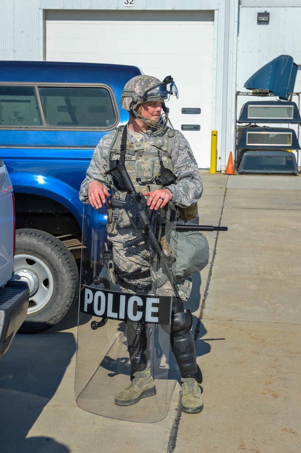 Nebraska National Guard supports law enforcement at Hall of Justice