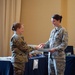 125 Air Expeditionary Squadron Commander Lt. Col. Deborah Garrett Presents Service Medals To Soldiers of the 125th AES