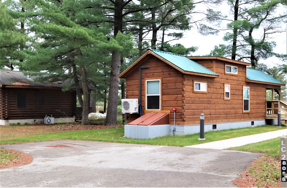 Cabins at Fort McCoy's Pine View Campground