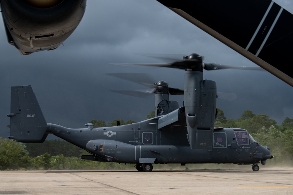 801st SOAMXS accepts delivery of new CV-22
