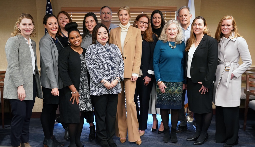 Ivanka Trump visits USAID in Washington D.C.