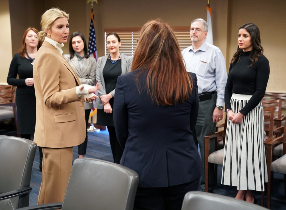 Ivanka Trump visits USAID in Washington D.C.