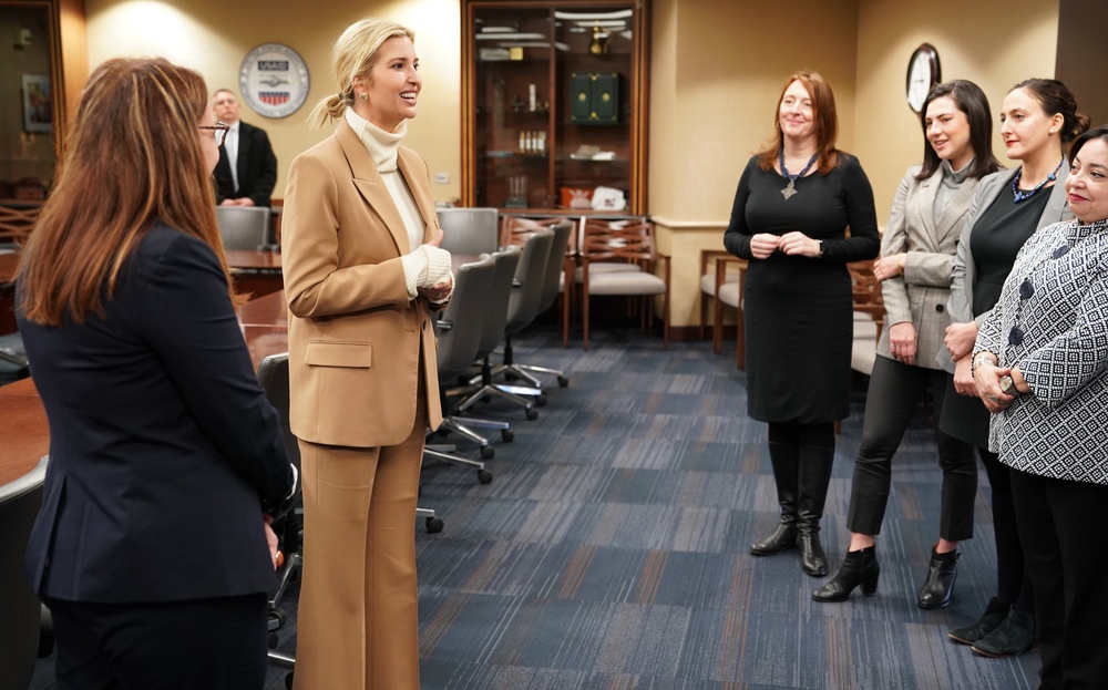 Ivanka Trump visits USAID in Washington D.C.