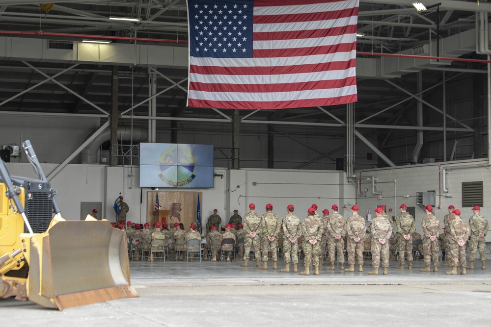 819th RED HORSE Squadron change of command