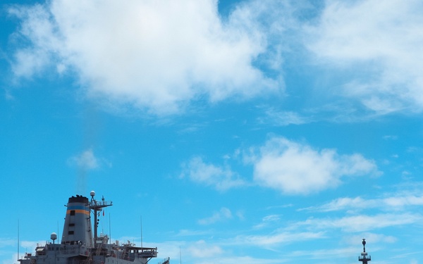 Coast Guard Cutter Waesche conducts counterdrug operations in the Eastern Pacific Ocean