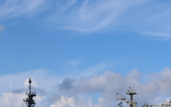 Coast Guard Cutter Waesche conducts counterdrug operations in the Eastern Pacific Ocean