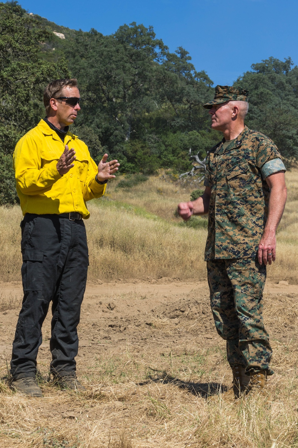 MCI-West commanding general visits CPFD's Fire School