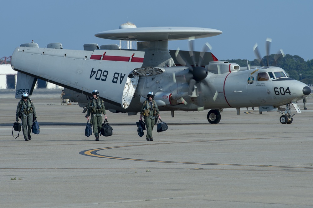 VAW 126 Returns Home