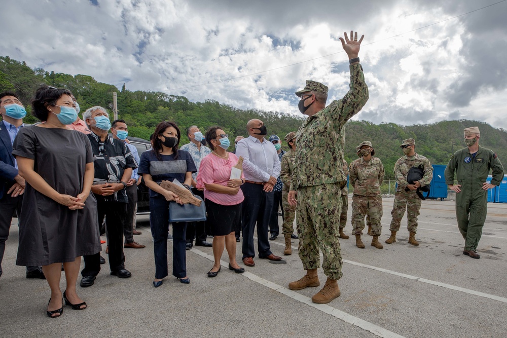 USS Theodore Roosevelt Departs Naval Base Guam