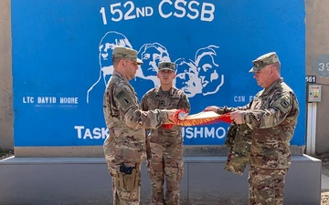 Transfer of Authority Ceremony for the 152nd Combat Sustainment Support Battalion