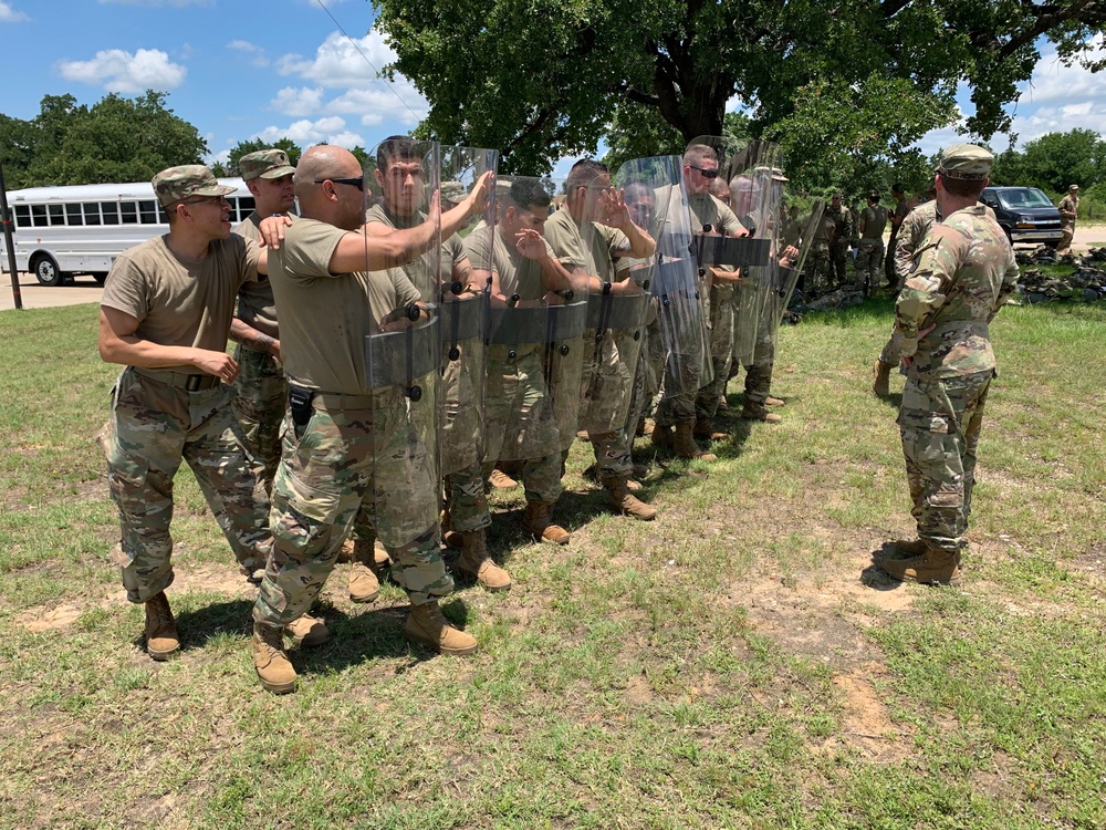 Texas Guardsmen receive training on Civil Disturbance Operations