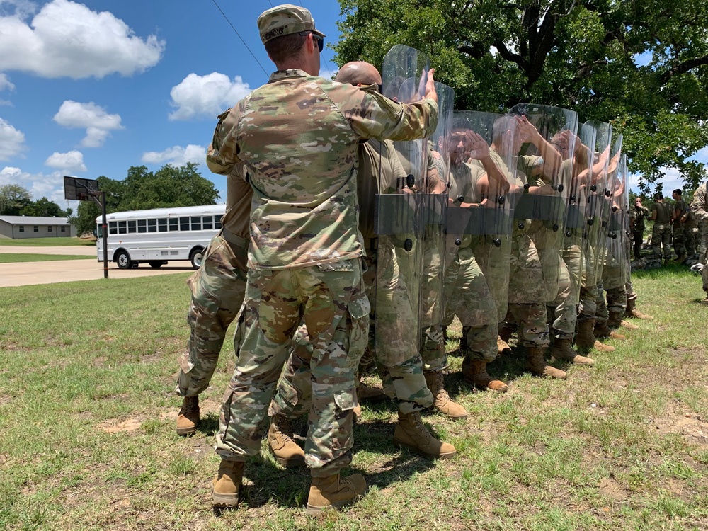 Texas Guardsmen receive training on Civil Disturbance Operations