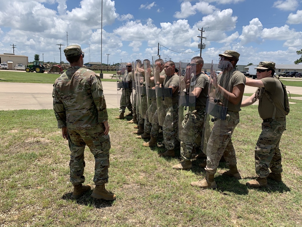Texas Guardsmen receive training on Civil Disturbance Operations