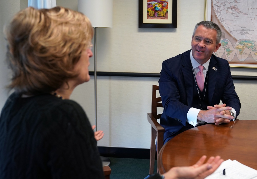 USAID Deputy Administrator Bonnie Glick meets with the U.S. Ambassador to Thailand Michael George DeSombre