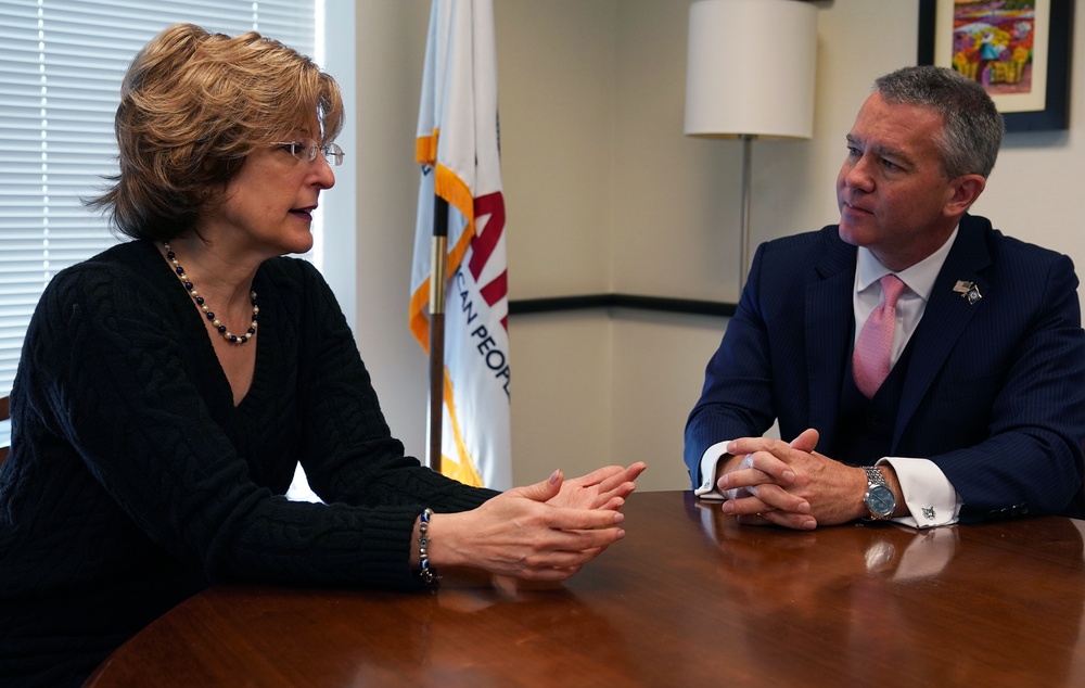 USAID Deputy Administrator Bonnie Glick meets with the U.S. Ambassador to Thailand Michael George DeSombre