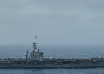 Nimitz CSG Aircraft Conduct Fly Over