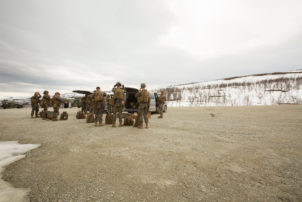 2nd LE BN trains with Norwegian Counterparts