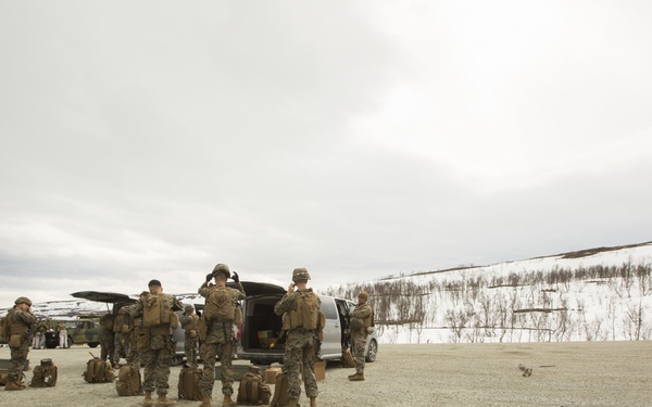 2nd LE BN trains with Norwegian Counterparts