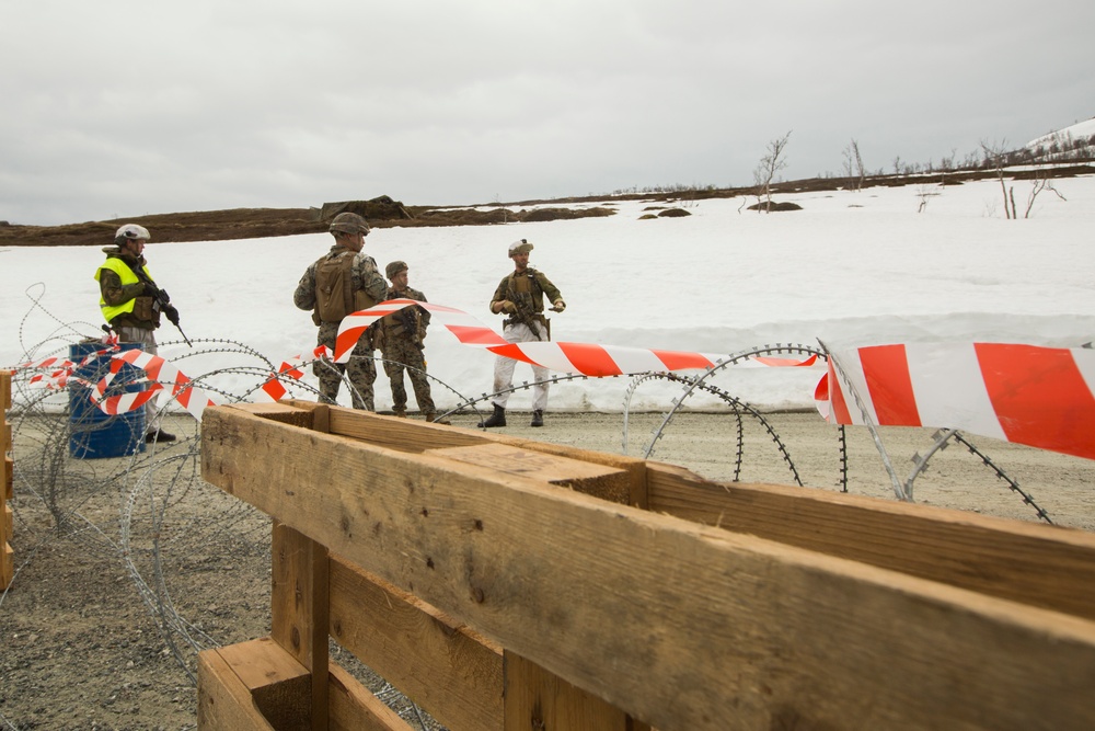 2nd LE BN trains with Norwegian Counterparts