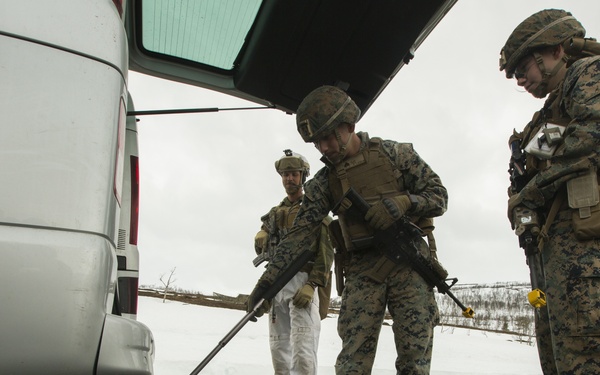 2nd LE BN trains with Norwegian Counterparts