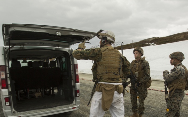2nd LE BN trains with Norwegian Counterparts