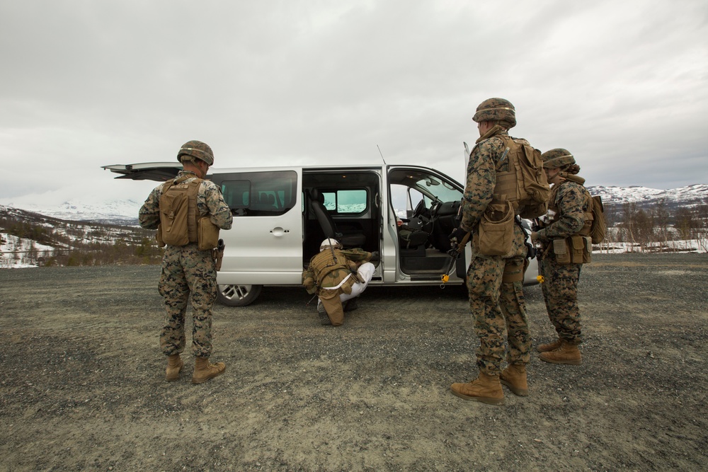 2nd LE BN trains with Norwegian Counterparts