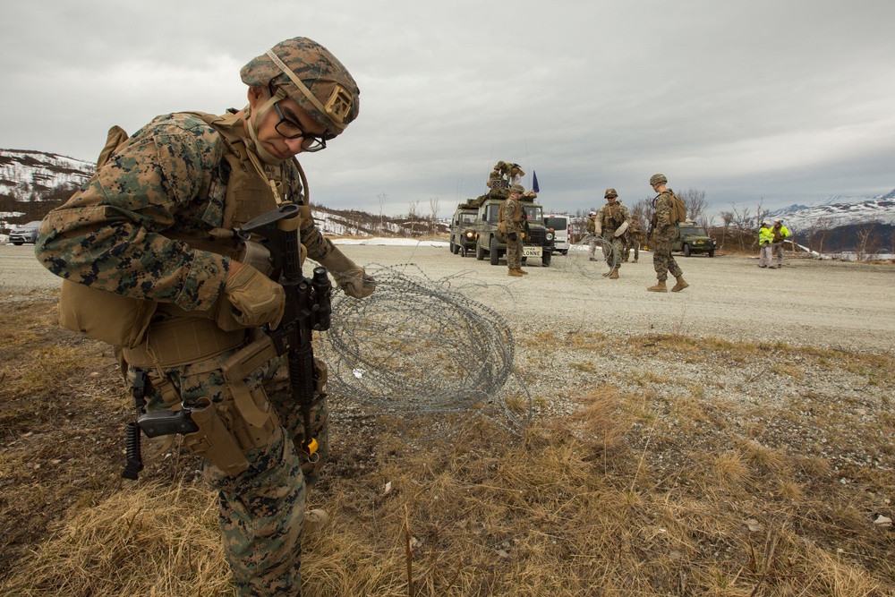 2nd LE BN trains with Norwegian Counterparts