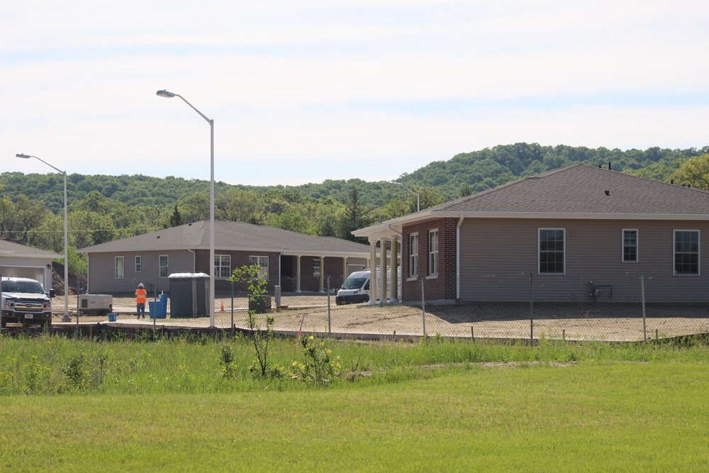 Construction of seven new military family homes continues at Fort McCoy