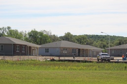 Construction of seven new military family homes continues at Fort McCoy