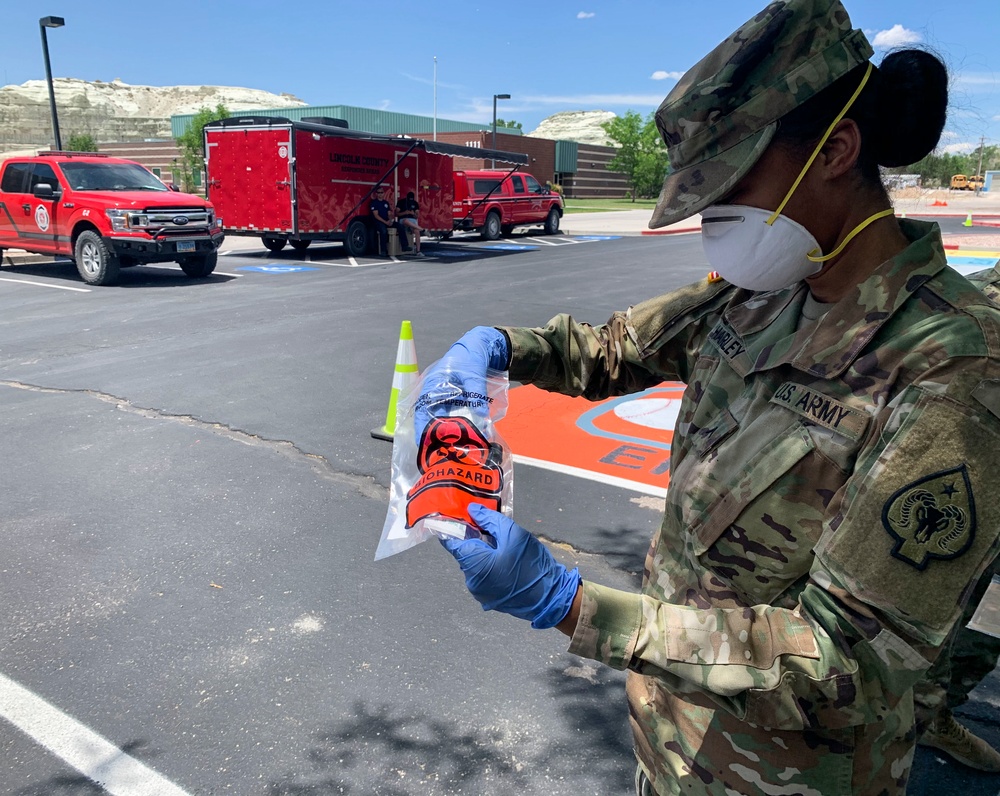 Nevada Guard Soldiers Help with Rural COVID Response