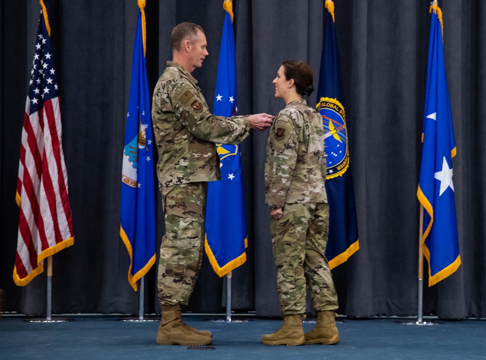 608th Air Operations Center change of command