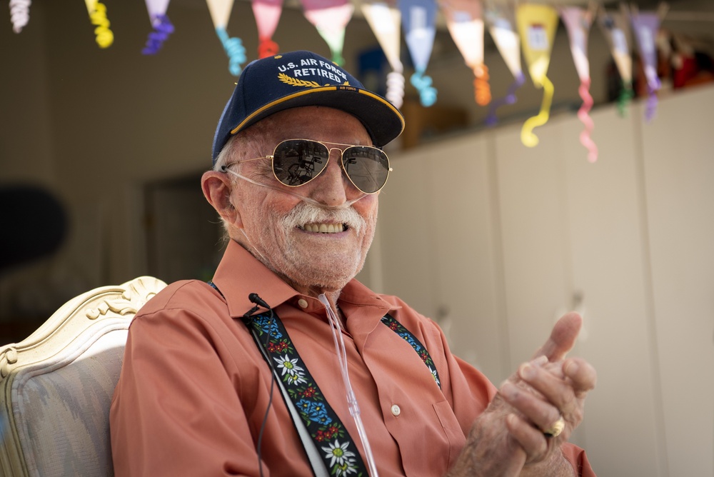 Retired Lt Col Egon Schottleutner's 100th Birthday