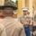 Lt. Col. Michael A. Beckhart serves as parade reviewing official for Fox Company graduation ceremony