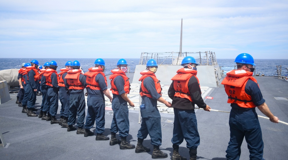 Sailors participate in RAS