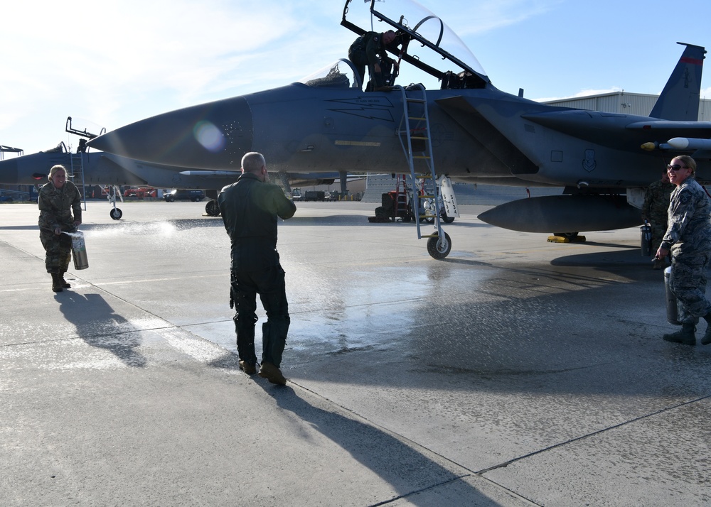 104th Fighter Wing Commander has F15 incentive flight