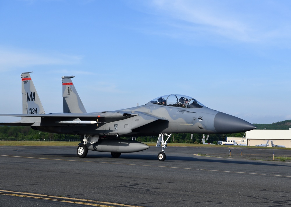 104th Fighter Wing Commander has F15 incentive flight