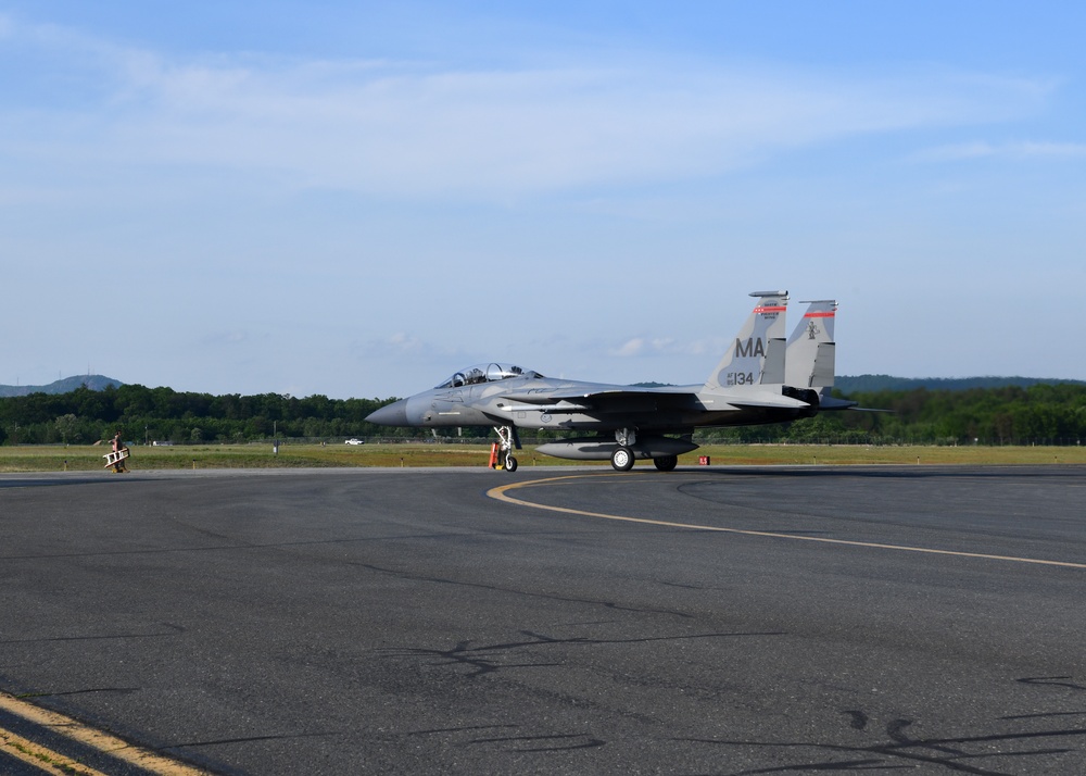 104th Fighter Wing Commander has F15 incentive flight