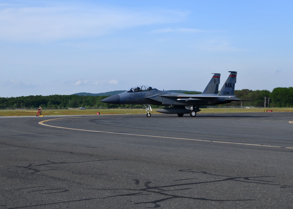 104th Fighter Wing Commander has F15 incentive flight