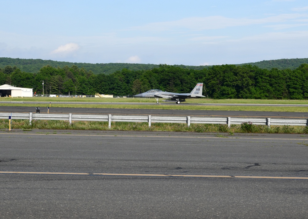 104th Fighter Wing Commander has F15 incentive flight